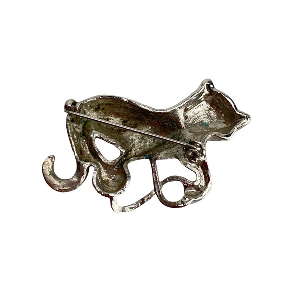 Vintage Cat Brooch - Picture 2 of 2